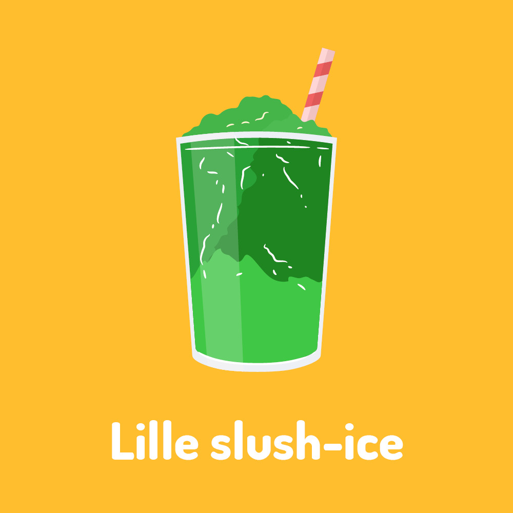 Lille slush-ice | 10,-