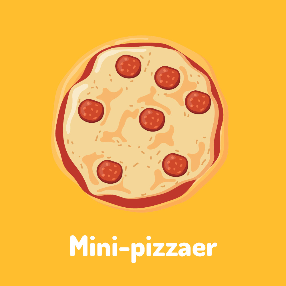 Mini pizza | 20,-